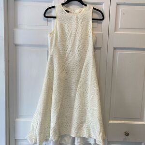 Elegant Cream Lace Dress size 4